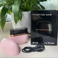 Brush&Go Wireless Hair Straightening Brush