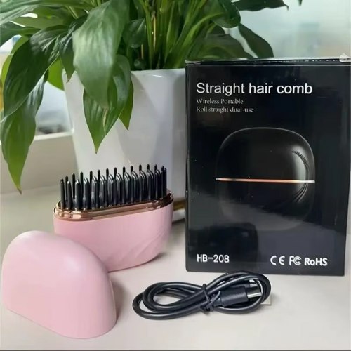 Brush&Go Wireless Hair Straightening Brush